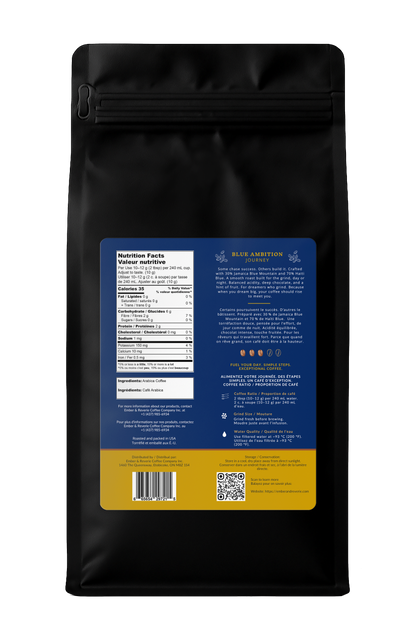 Blue Ambition - Premium Medium Roast - 16 oz