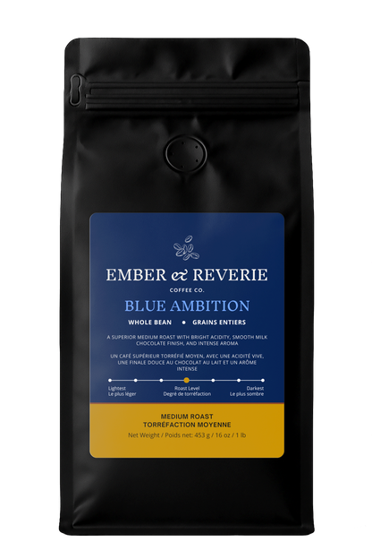 Blue Ambition - Premium Medium Roast - 16 oz