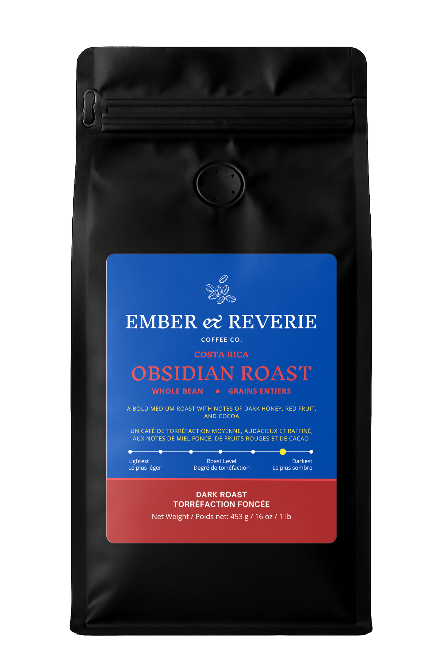 Obsidian Roast - Dark Roast - 16 oz