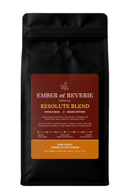 Resolute Blend – Dark Roast – 16 oz