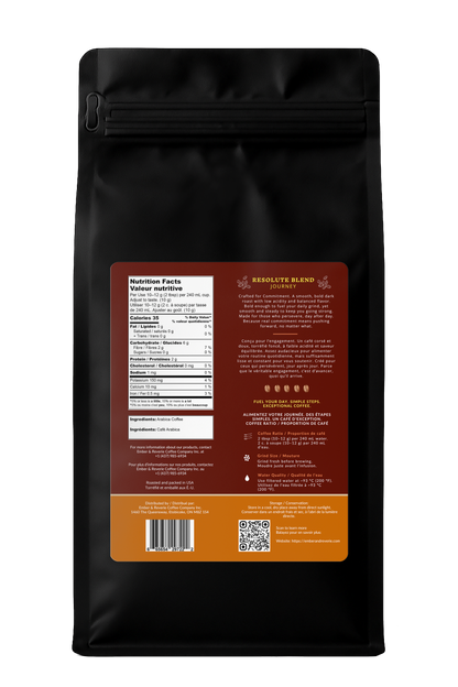 Resolute Blend – Dark Roast – 16 oz
